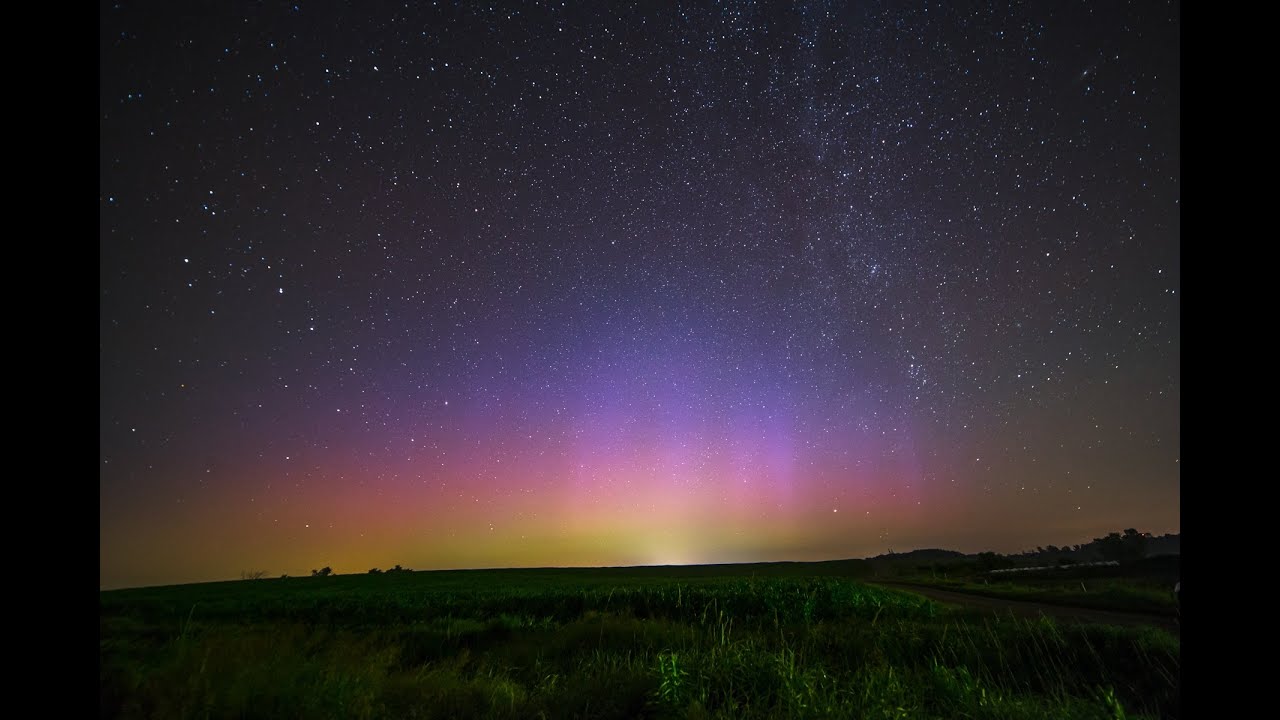 Moby's Long Ambients Track 1 set to beautiful starry sky pictures