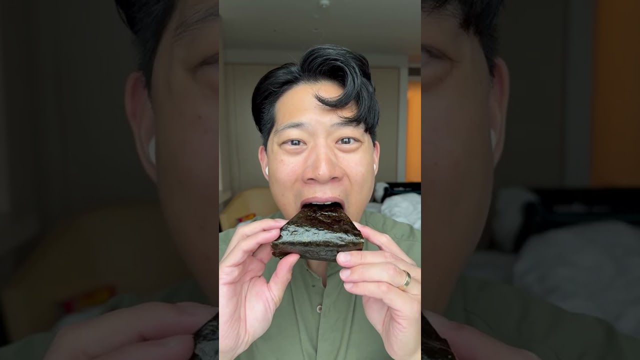 3XL Triangle Gimbap with Kimchi Tuna Mayo at the Convenience Store in Korea