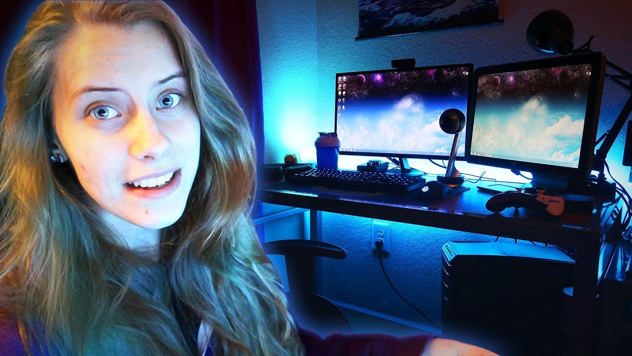 GAMING SETUP MAKEOVER 2017 (BEFORE AND AFTER) | SoaR Butters