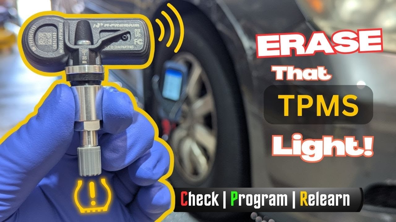 How to Replace, Program & Relearn TPMS Sensors - Honda + All Cars