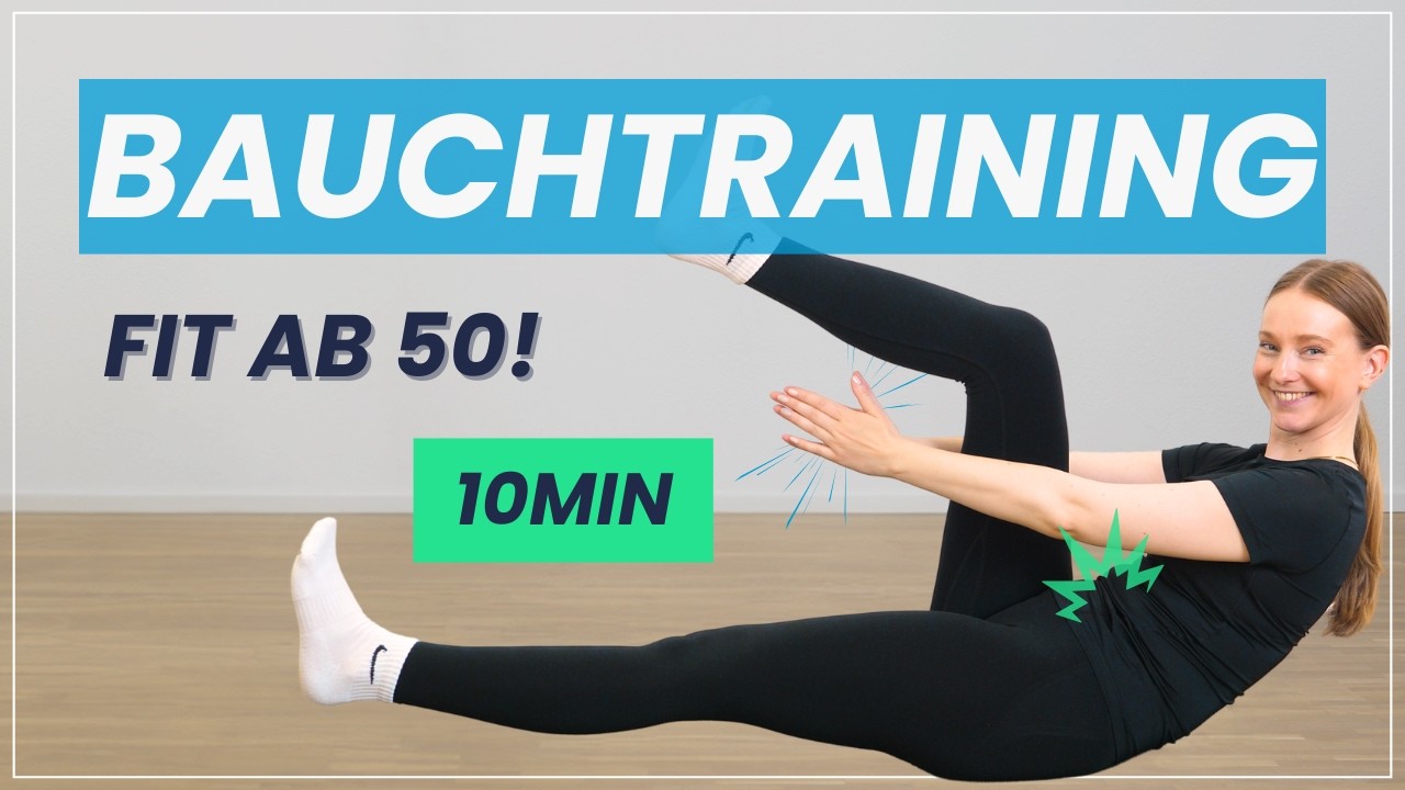 Bauch weg-&Uuml;bungen ab 50 - Perfekt f&uuml;r Zuhause und f&uuml;r Anf&auml;nger geeignet