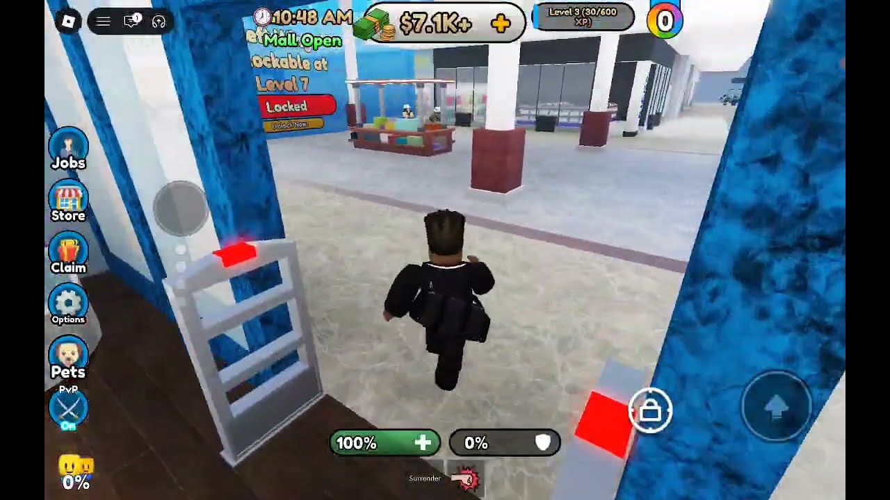 Arresting Crimnals for doing bad things [roblox mall security simulator)