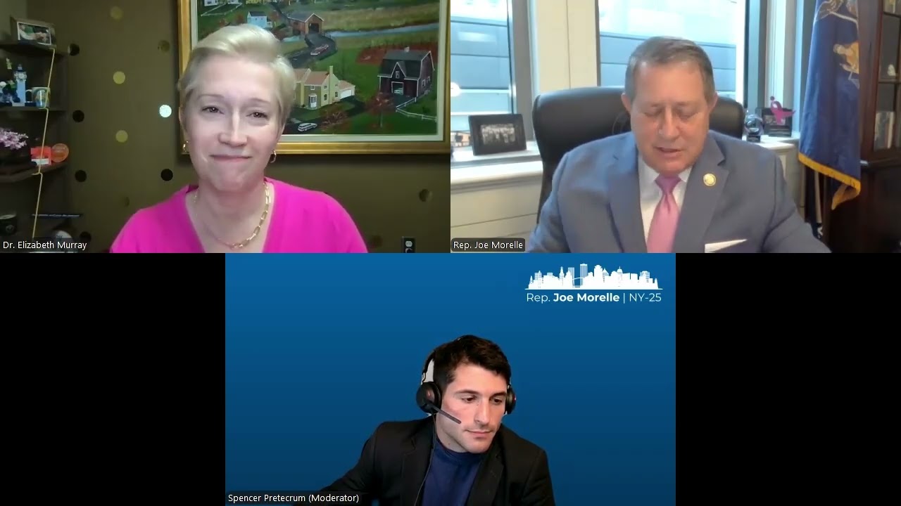A Community Conversation with Rep. Joe Morelle and Dr. Elizabeth Murray