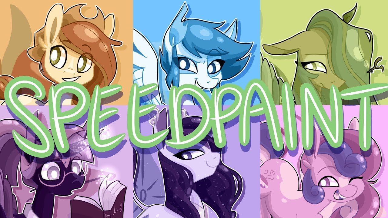 My Little Pony: Friendship is Magic Speedpaint: Mane Six Redesigns