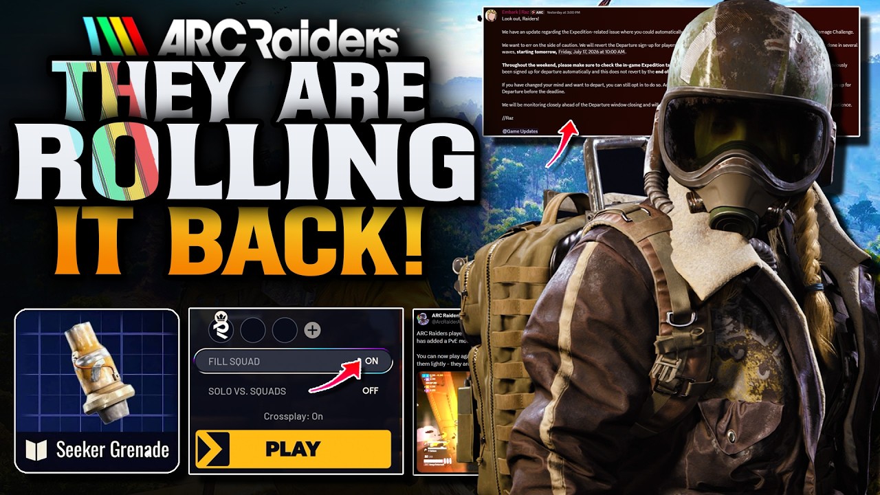 ARC Raiders Devs Roll It Back! & Potential PvE Mode?!
