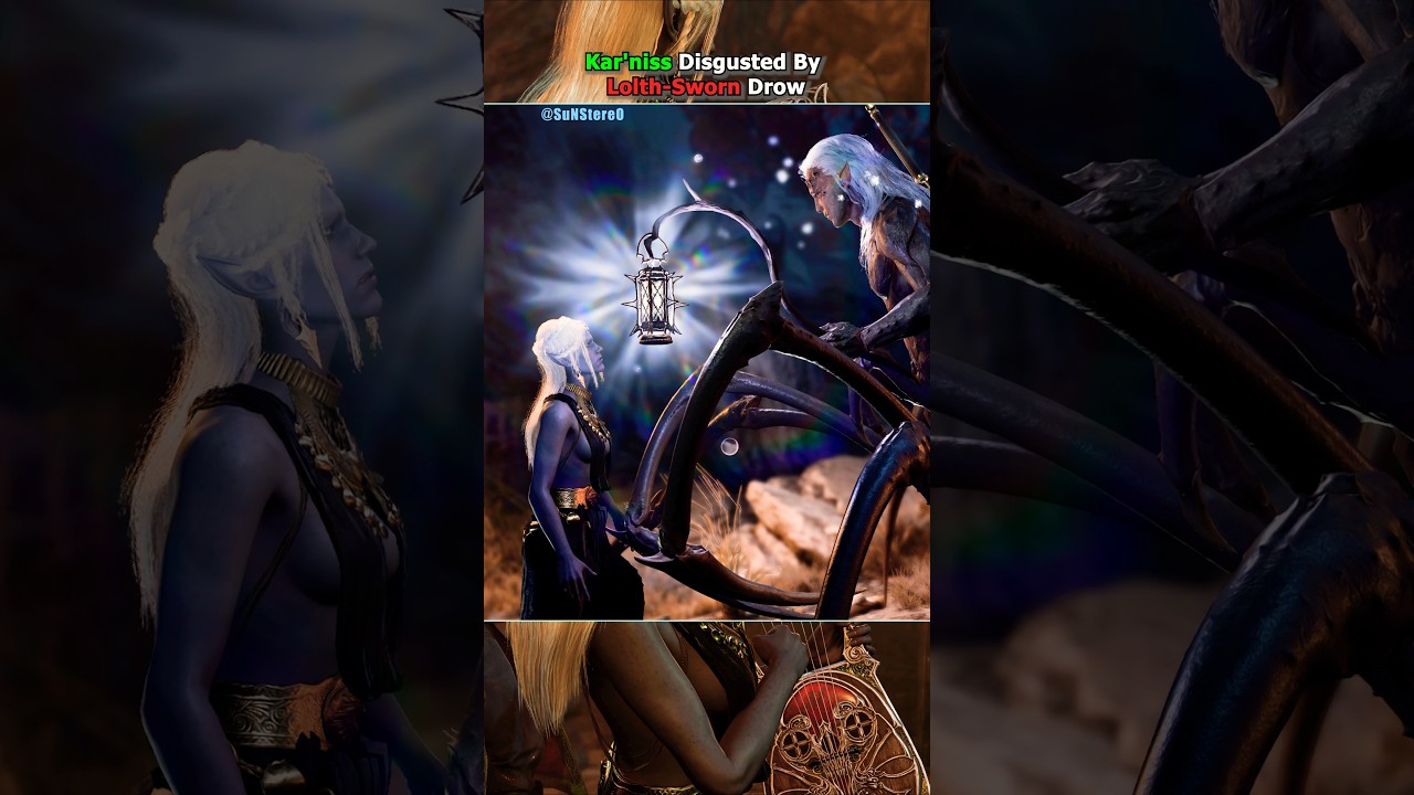 Kar'niss Disgusted by Lolth-Sworn Drow in Baldur's Gate 3