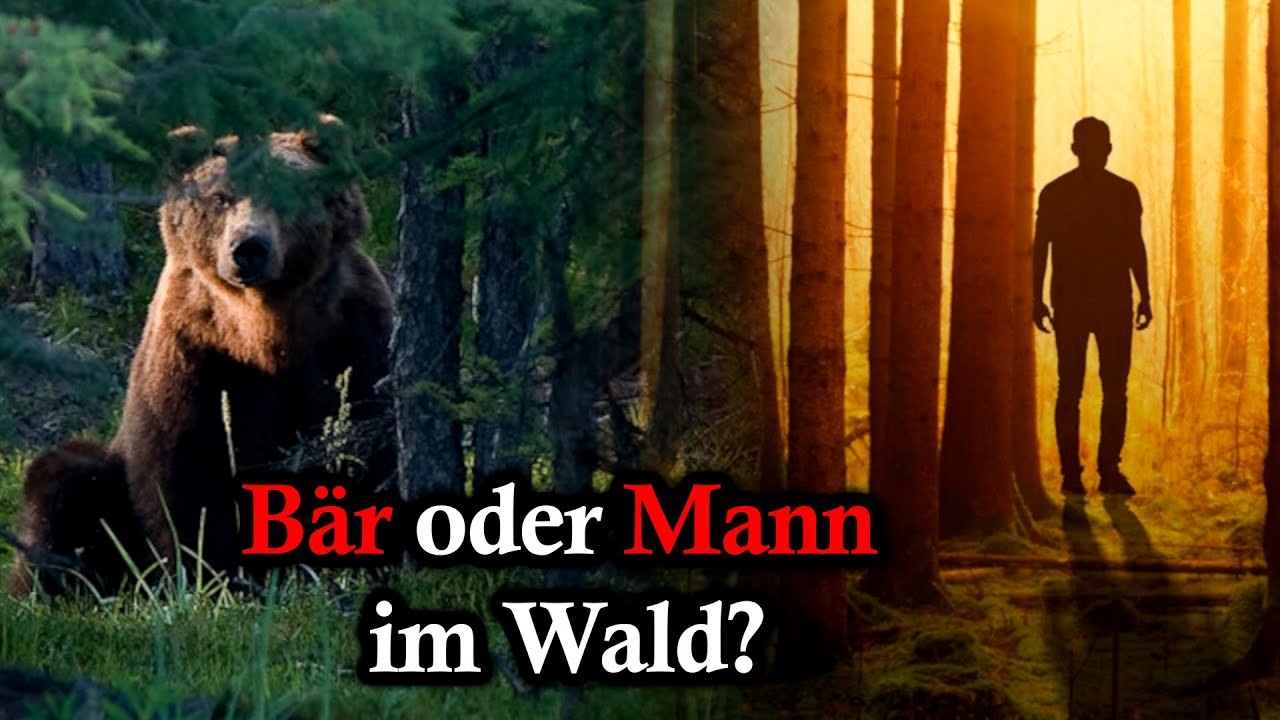 KRANKER TikTok-Trend: B&Auml;R oder MANN im Wald?