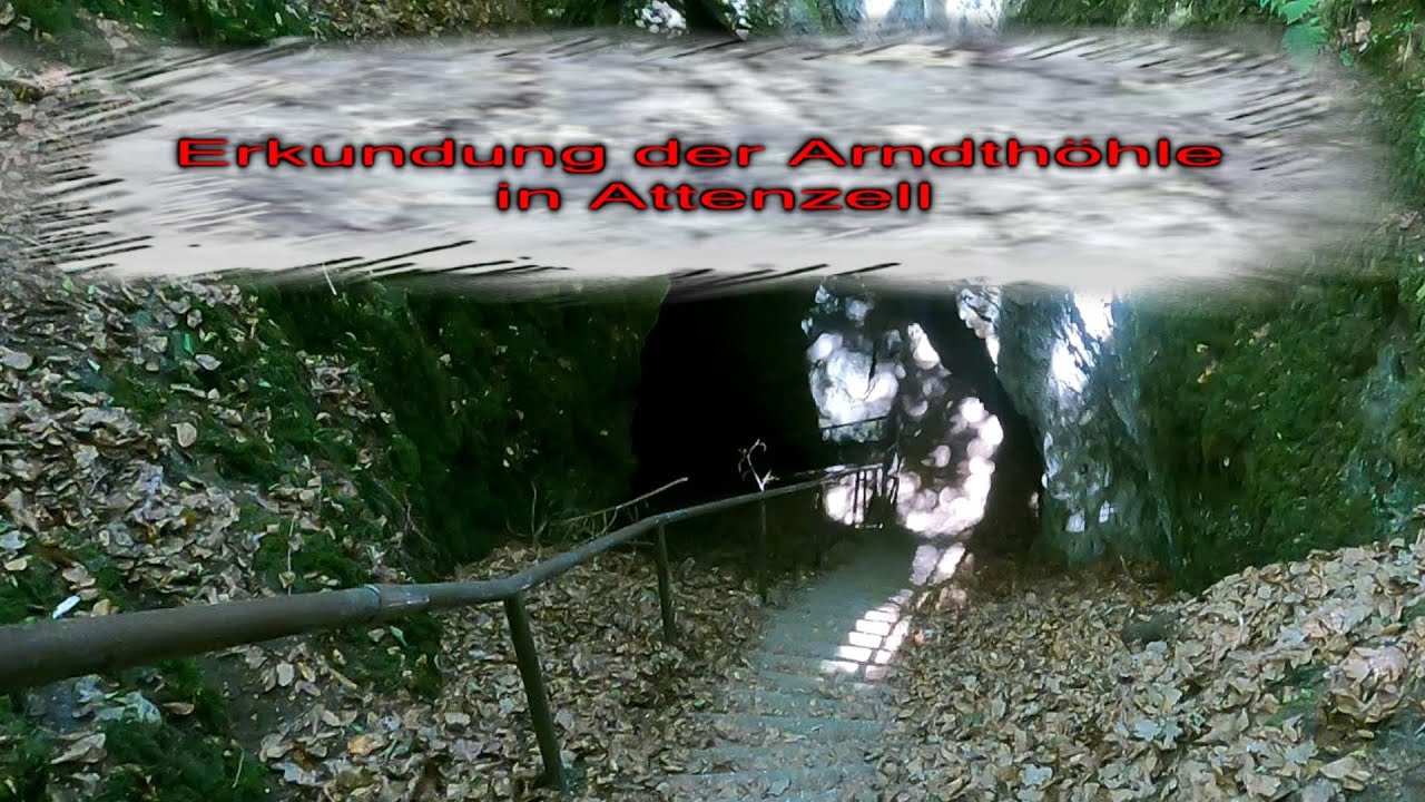 Erkundung der Arndth&ouml;hle in Attenzell