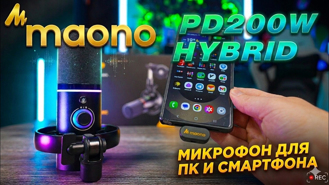 MAONO PD200W Hybrid: тестируем беспроводной, USB и XLR в одном устройстве