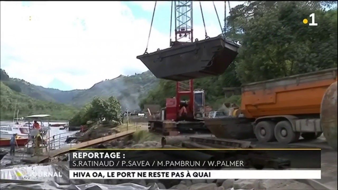 Le port de Hiva Oa s’agrandit