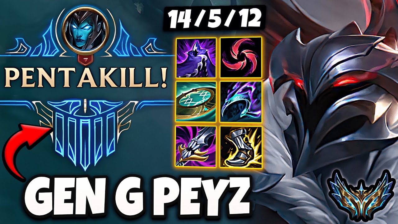 Kalista vs Lucian ADC [ Gen G Peyz ] Patch 14.9 Korea Challenger ✅