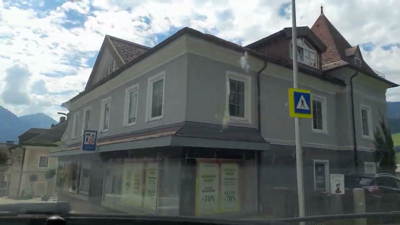 Autofahrt, St. Johann im Pongau, Land Salzburg, Austria