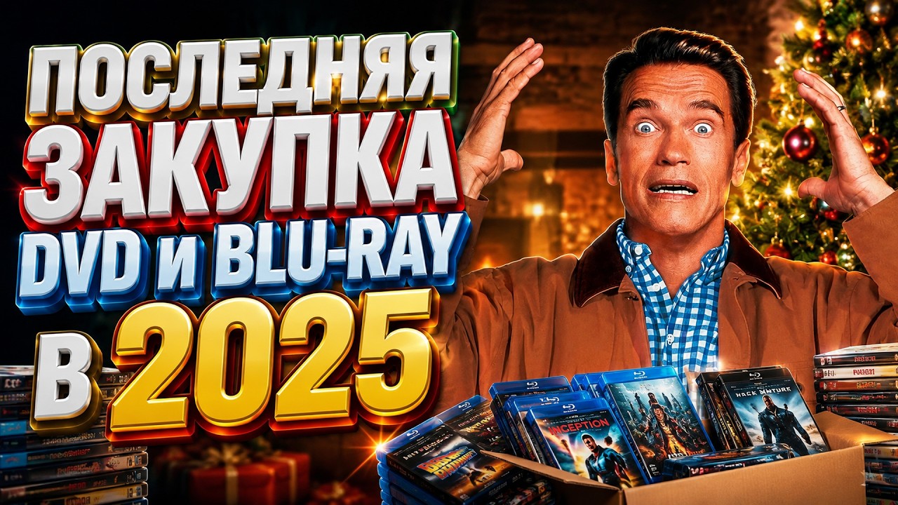 📀ПОСЛЕДНЯЯ ЗАКУПКА DVD И BLU-RAY В 2025🎄