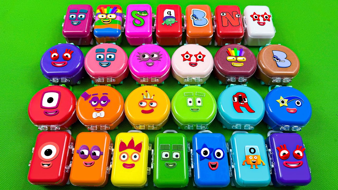 Numberblocks Mixing ASMR is So Satisfying ✨🦖 Fun with Slime Finding Unboxing Surprise Suitcase 💖