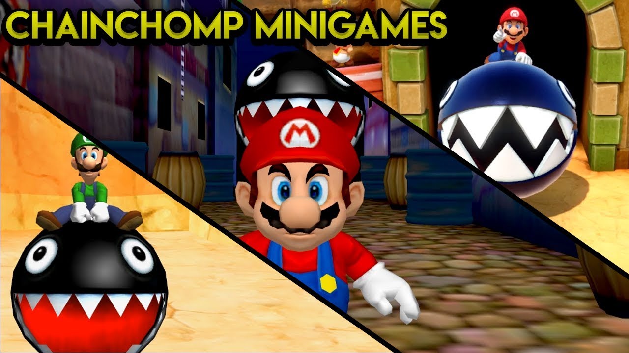 Evolution of Chain Chomp Minigames in Mario Party (1998 - 2018)