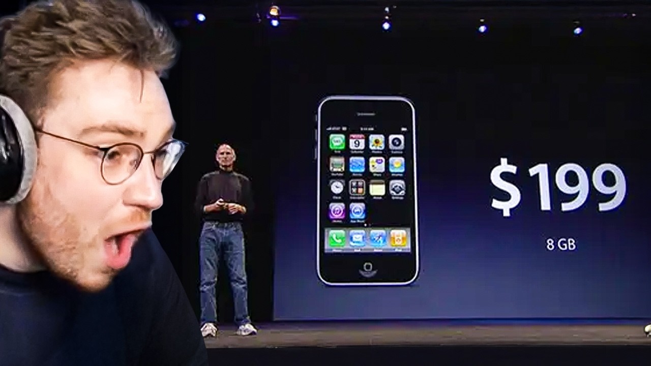 Streamer Accidentally Tunes Into The Wrong Apple Event... (iPhone 1)