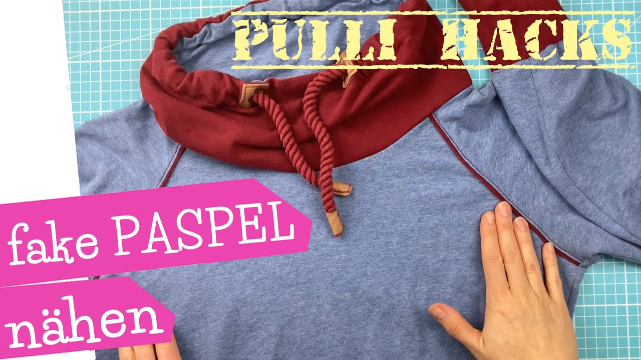 Fake Paspel nähen | Raglannähte hervorheben | Pulli Hacks | DIY Nähanleitung | mommymade