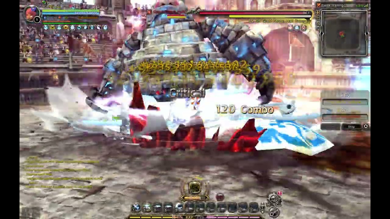 Dragon Nest - Lv99 Spirit Dancer Combo Test