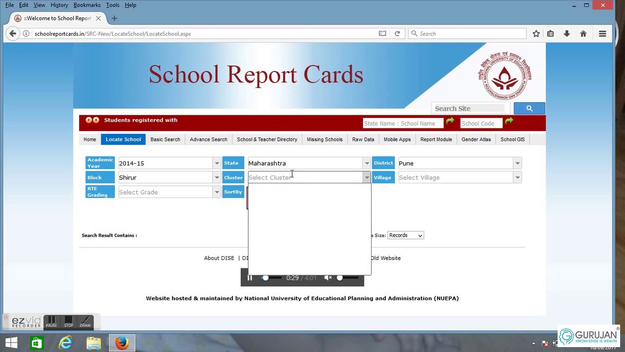 Easy method to get UDISE code and School Report Card of any school