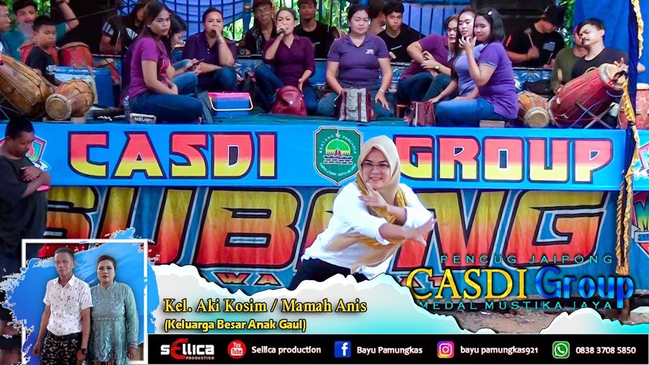 Dua lalaki - Pencug Jaipong Medal Mustika Jaya CASDI GROUP | Cibeunying