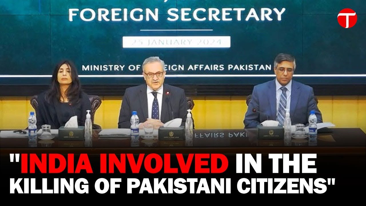 Cross-Border Tensions Escalate: Pakistan Accuses India of Orchestrating Assassinations!