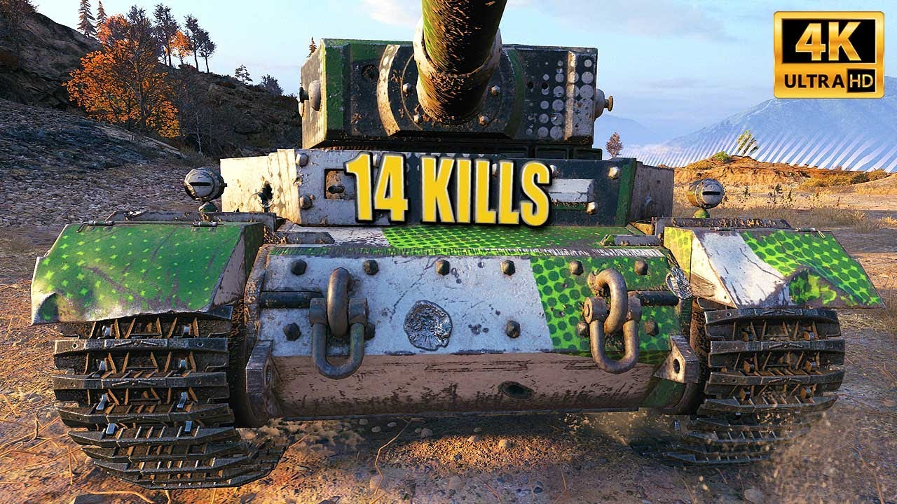 Tiger (P): 14 танков уничтожено - World of Tanks