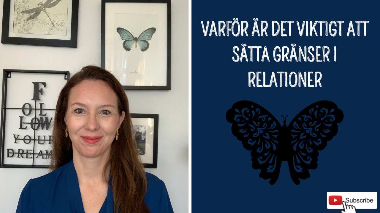 Varf&ouml;r &auml;r det viktigt att s&auml;tta gr&auml;nser i relationer?