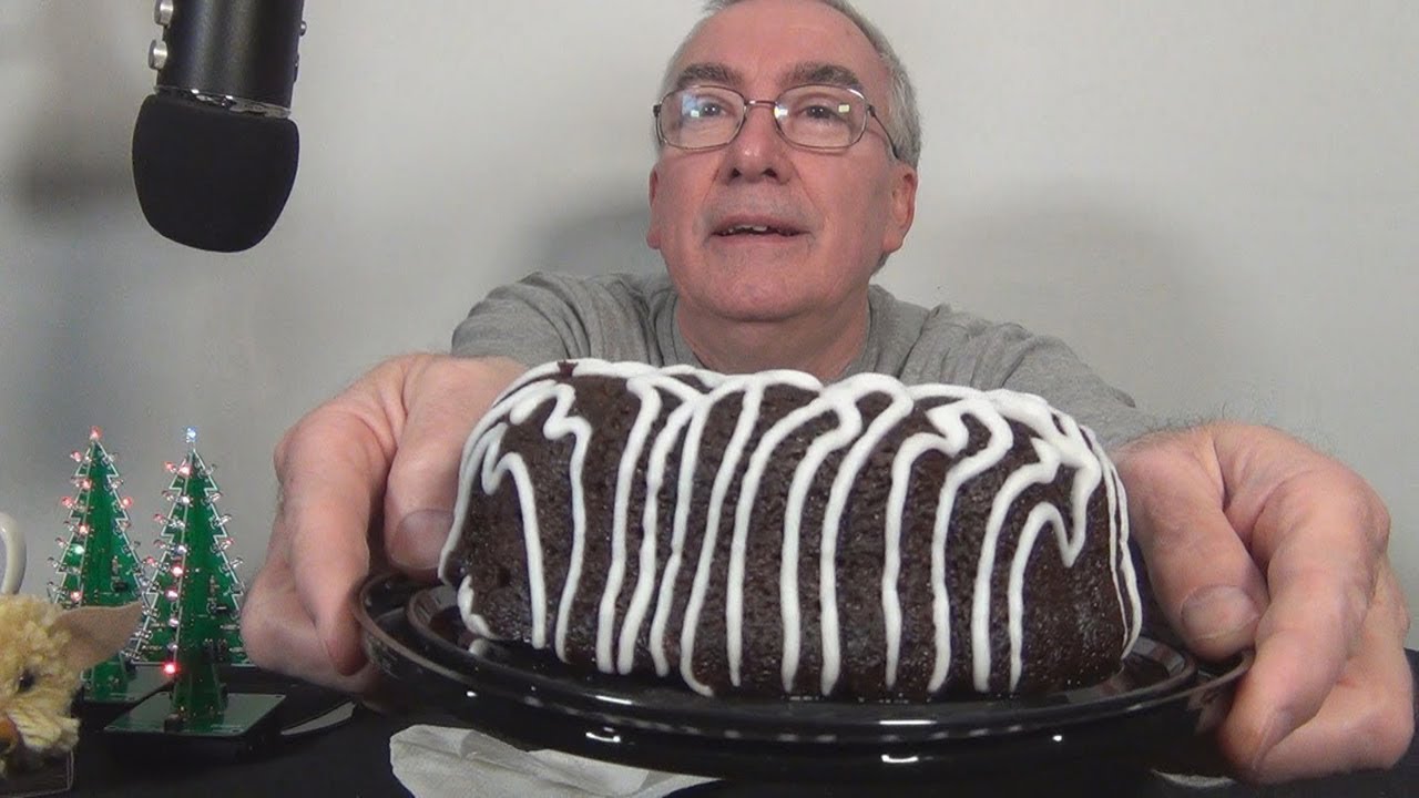 ASMR Eating KFC Chocolate Cake