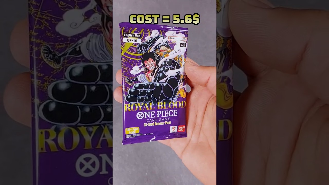 Day 5 of 365 &ndash; Open One Piece Card Game - OP10 Royal Blood&ndash;Pack #5 | Open One Piece TCG #onepiecetcg