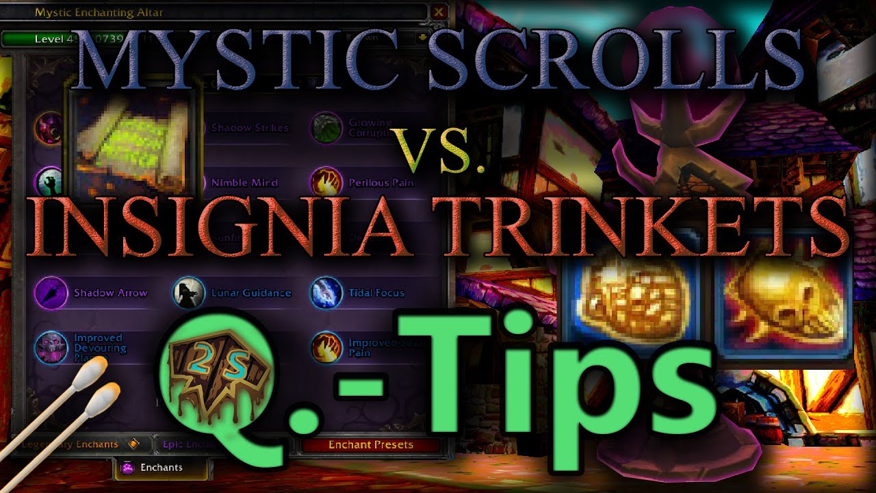 Are Mystic Scrolls better to REFORGE than the PvP Insignias? - WoW Ascension Season 7