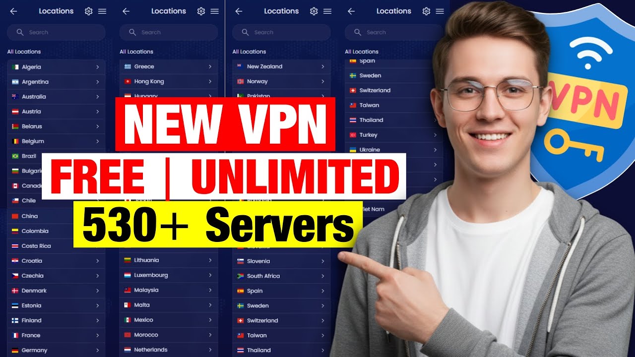 FREE & UNLIMITED VPN with 530+ Servers 🌍 | 1Click VPN Setup Tutorial for PC, Android, Google Chrome