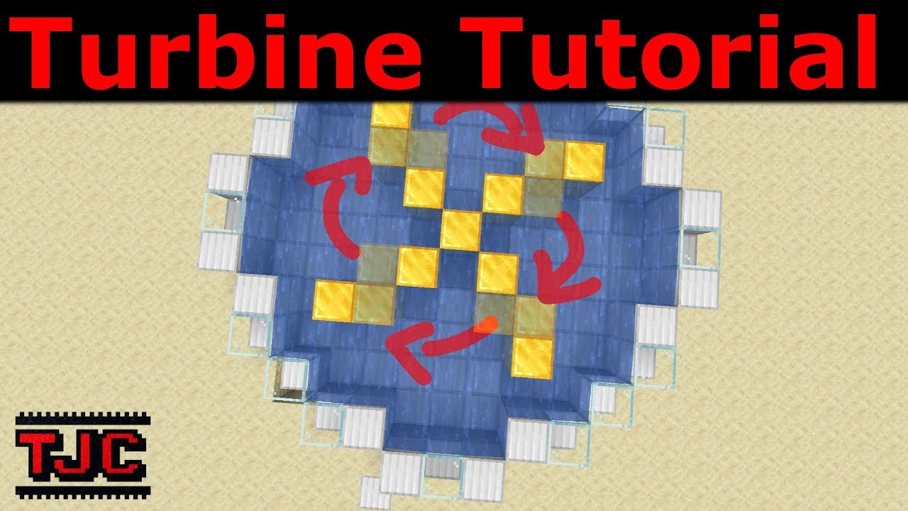 TUTORIAL: Echte TURBINE | Animation in Minecraft