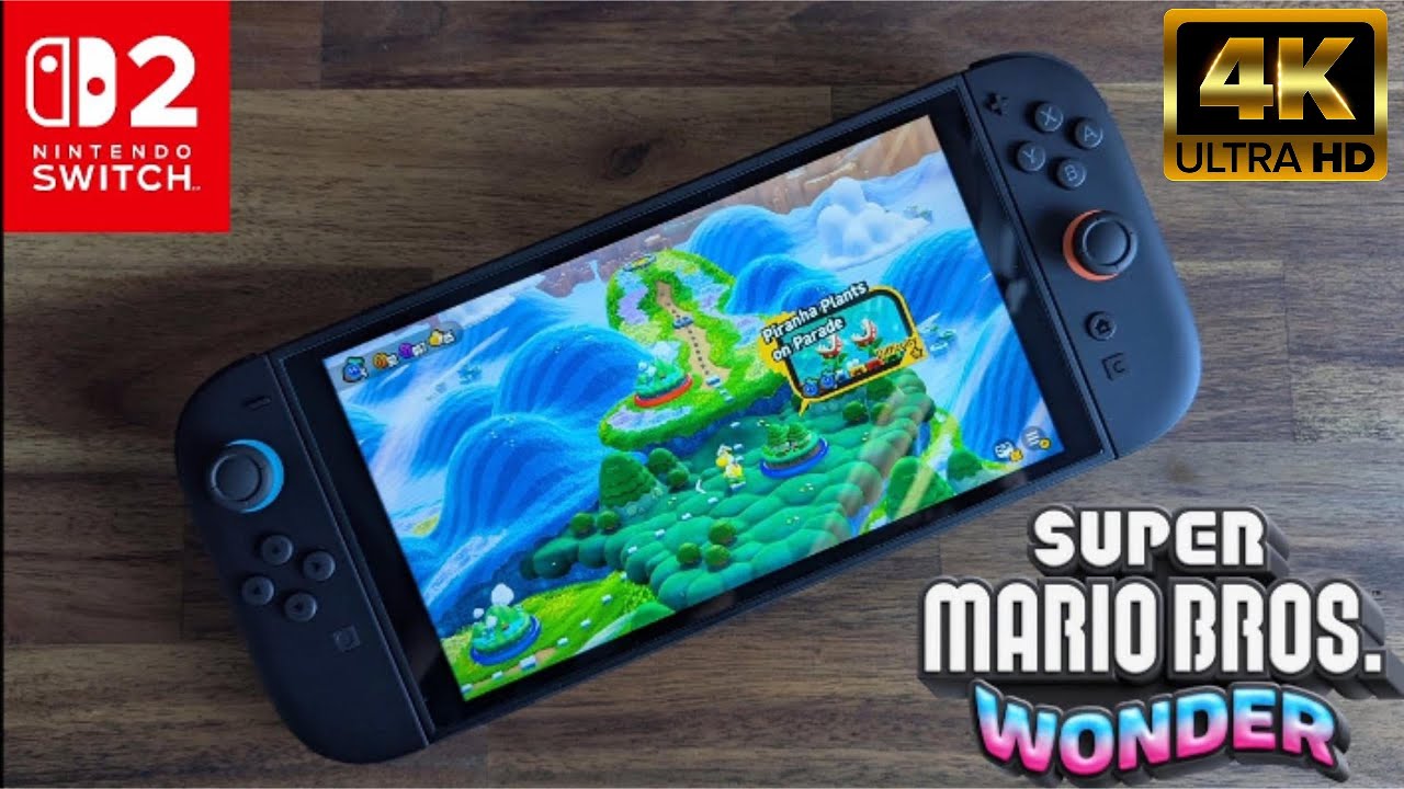 Nintendo Switch 2 Gameplay – Super Mario Wonder [4K Ultra | Handheld Mode]