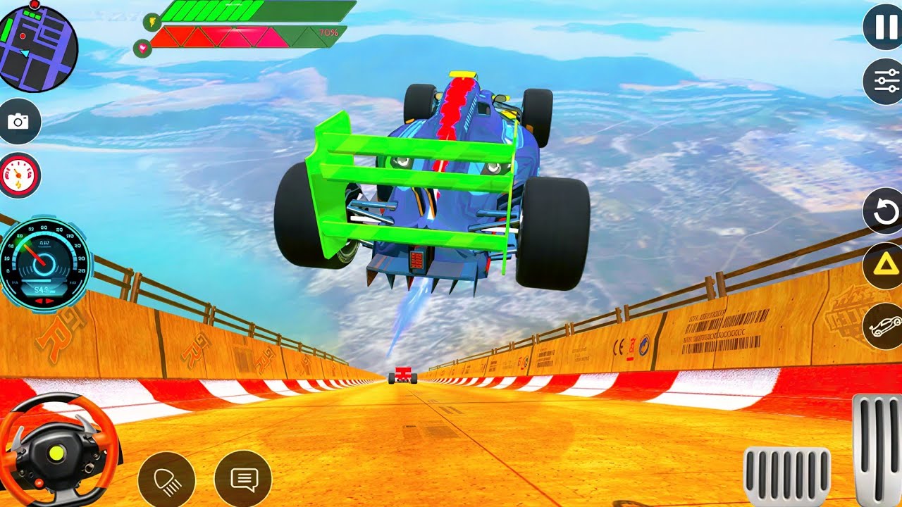 Formula F1 Car Racing Stunts 3D -Impossible Mega Ramp GT Car 3D - Android Gameplay #7