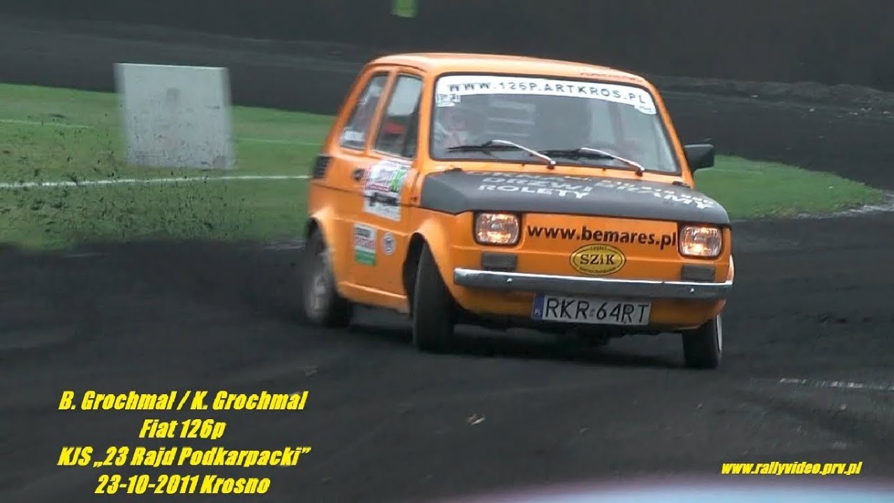 B. Grochmal / K. Grochmal - Fiat 126p - KJS &bdquo;23 Rajd Podkarpacki