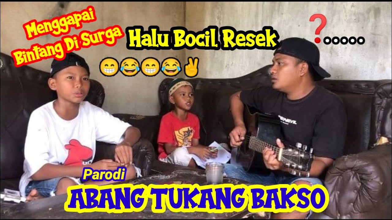 ABANG TUKANG BAKSO(Parodi) || TAMA HALU 008