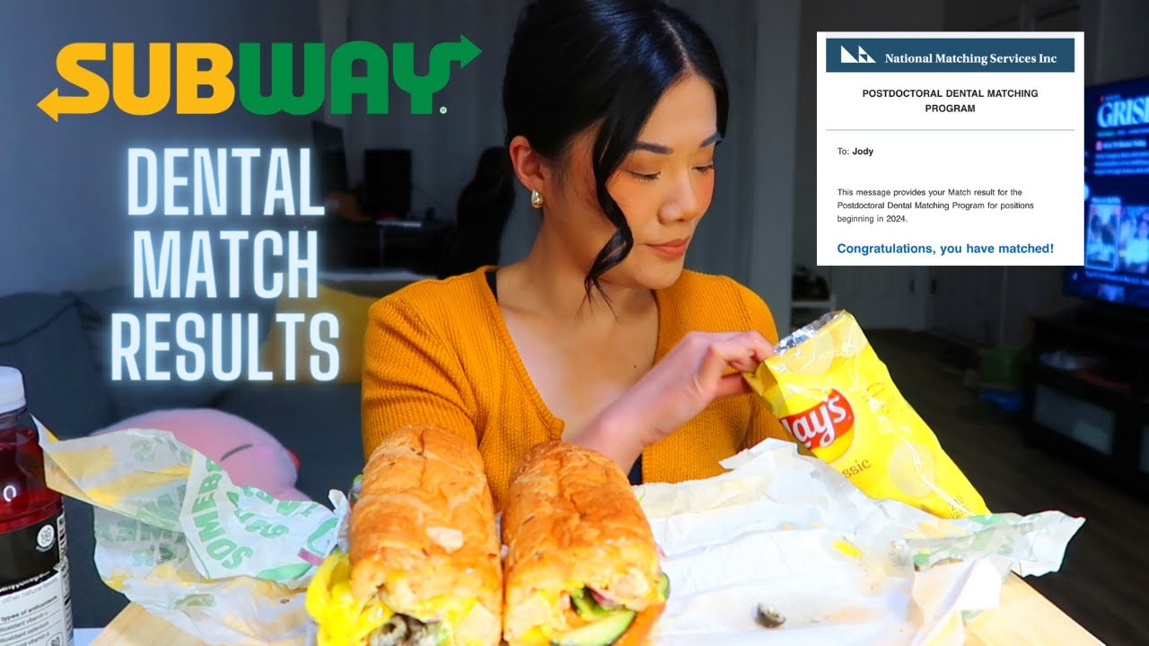 MY DELICIOUS SUBWAY SANDWICH ORDER AND MY DENTAL MATCH RESULTS MUKBANG 🥹🦷🥪💕