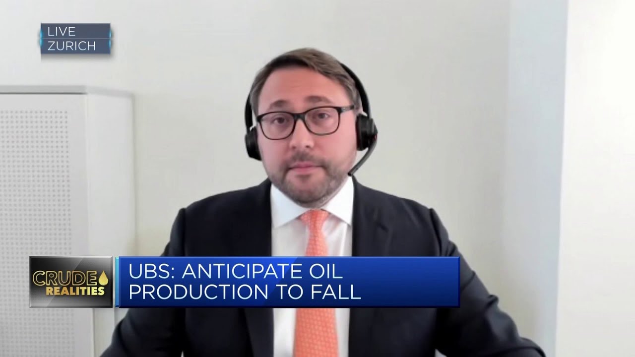 Oil may 'crawl higher' to $95 a barrel in 2023, UBS says