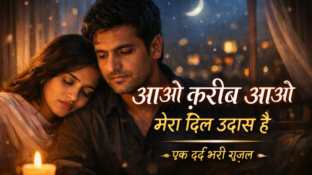 आओ क़रीब आओ, मेरा दिल उदास है | दर्द भरी ग़ज़ल | Sad Romantic Ghazal 