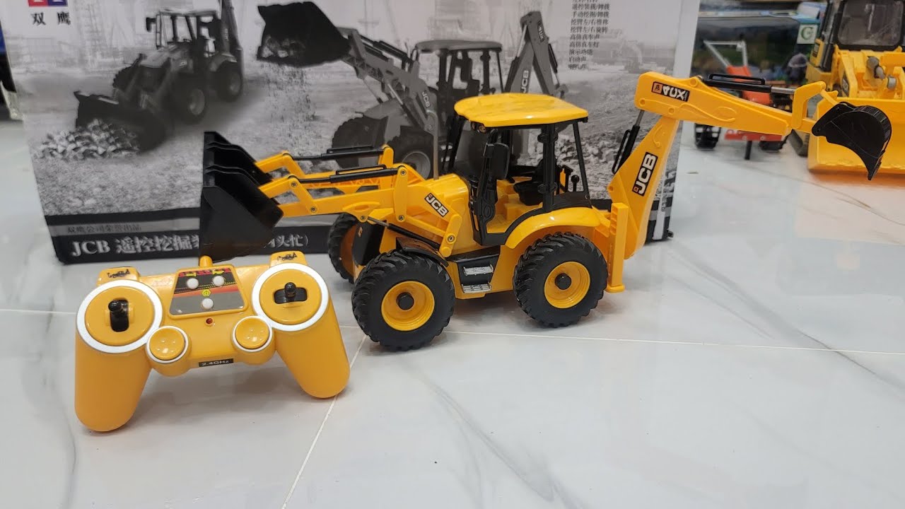 Unboxing dan review Double E E589 RC JCB 1/20