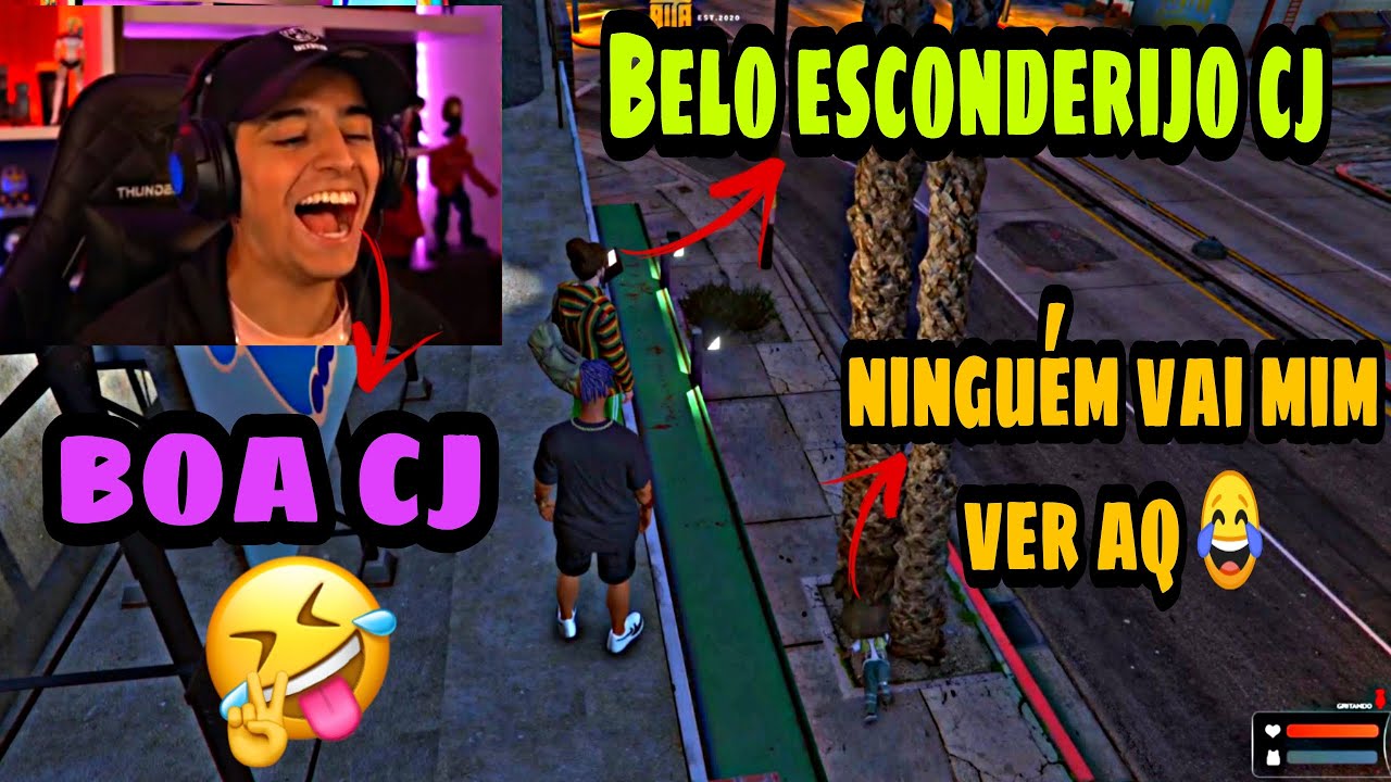 CJ, CONNOR E JAMAICA FAZENDO A BAGUNCINHA/ LOUD CORINGA GTA RP