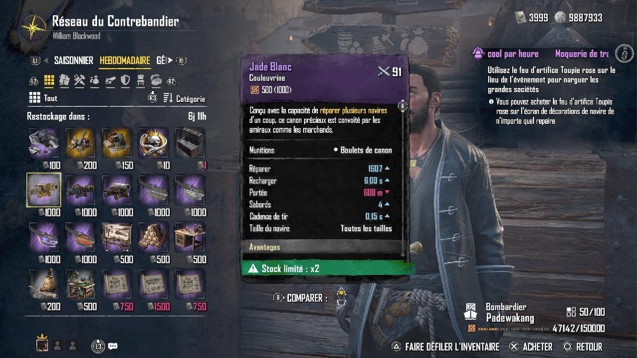 SKULL AND BONES_farme de la semaine du 27 janvier au 2 février
