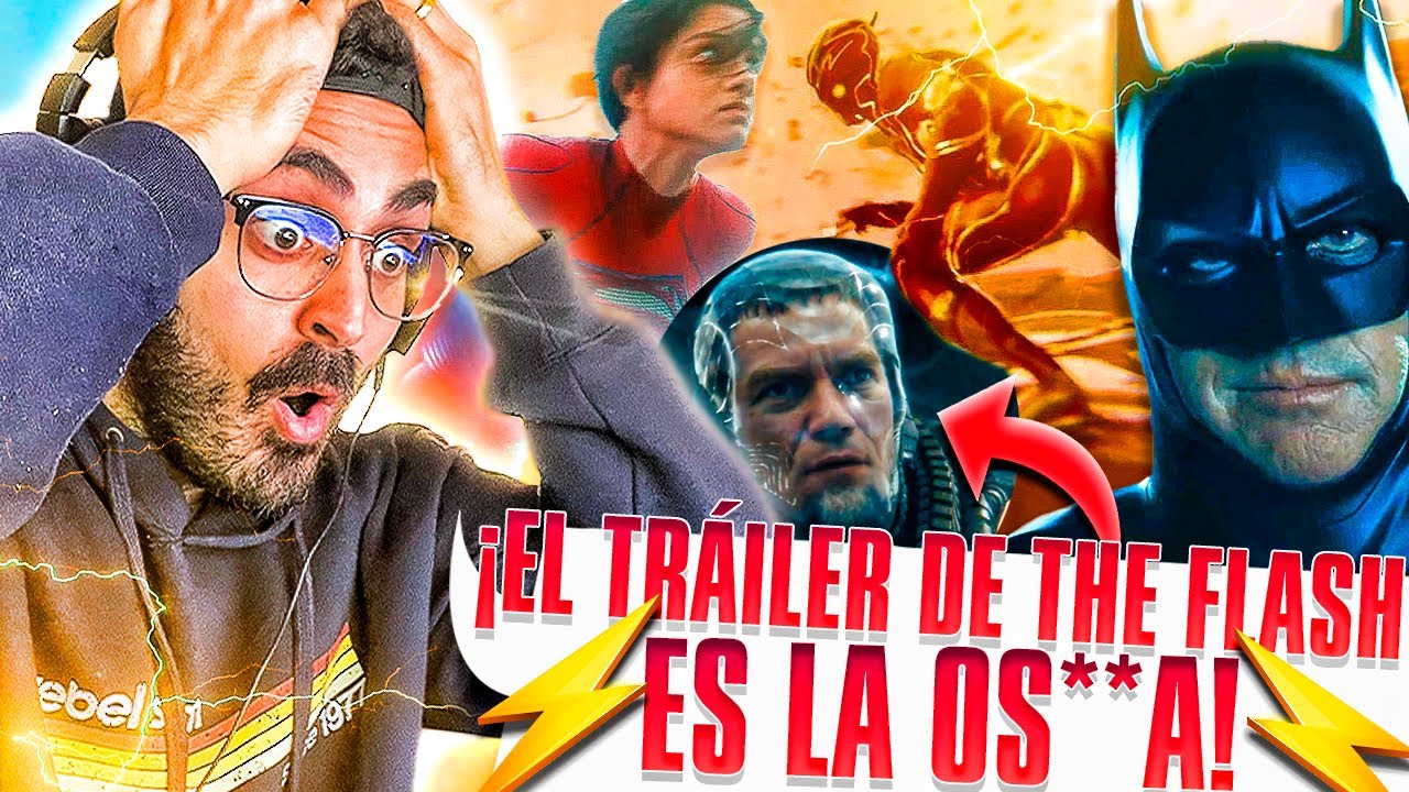 ¡INCREÍBLE TRÁILER DE THE FLASH! ⚡️Mira nuestra reacción y atento a la SORPRESA INICIAL