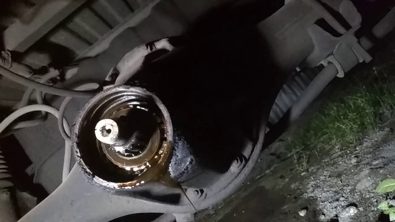 Cara Ganti seal gardan mobil Isuzu trooper atau panther sendiri