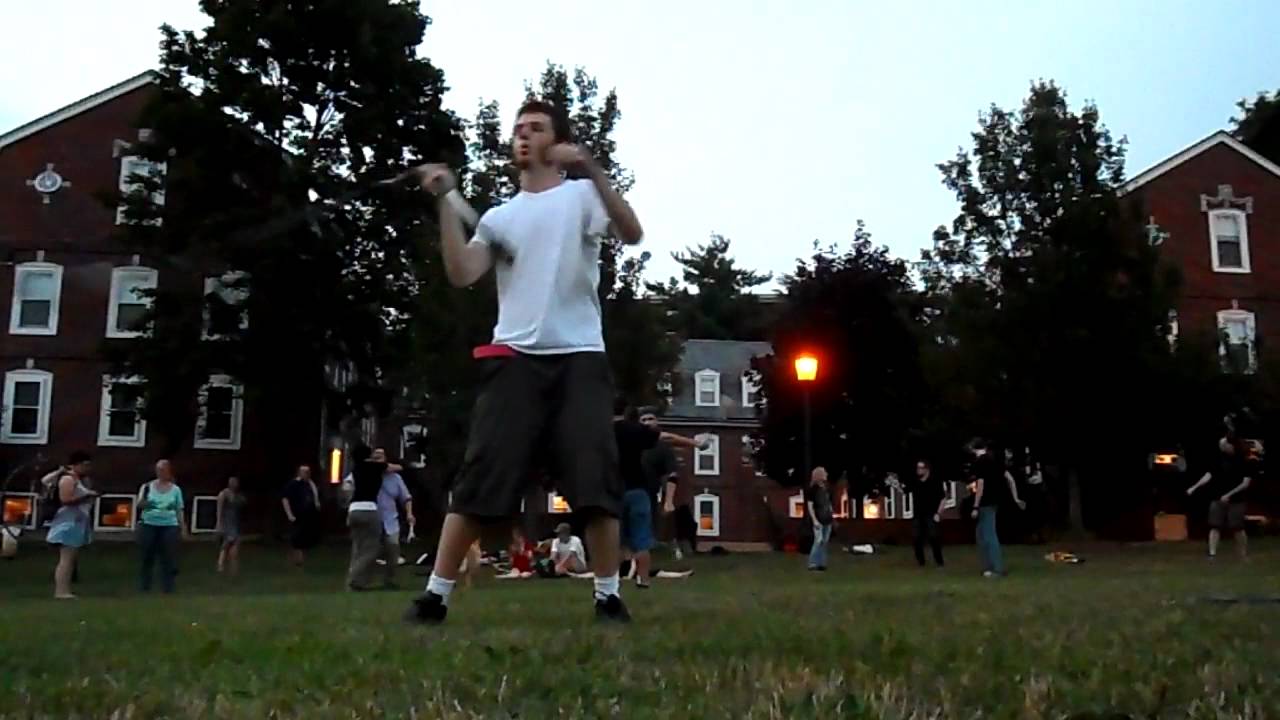 Post Catalyst Spin jam-Contact Three Section Staff