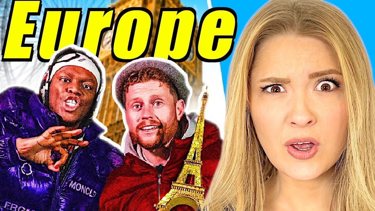 AMERICANS REACTS TO SIDEMEN RACE ACROSS EUROPE CHALLENGE