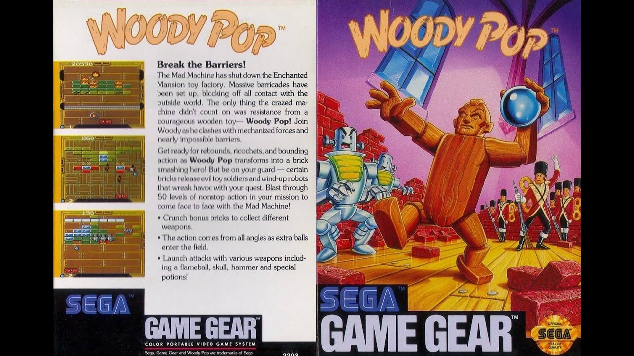 Woody Pop (Sega Game Gear) - Long Play