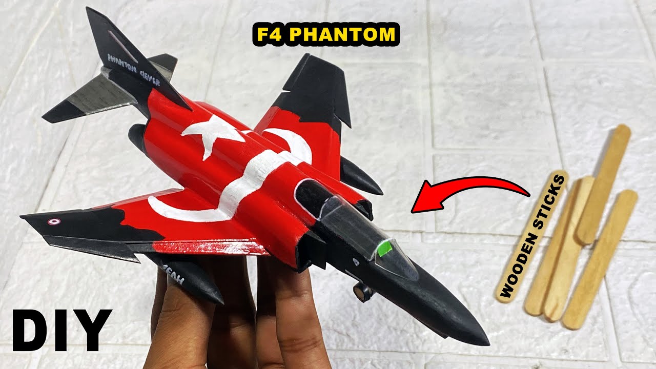How I built Phantom F4E Turkish Jet Fighter plane
