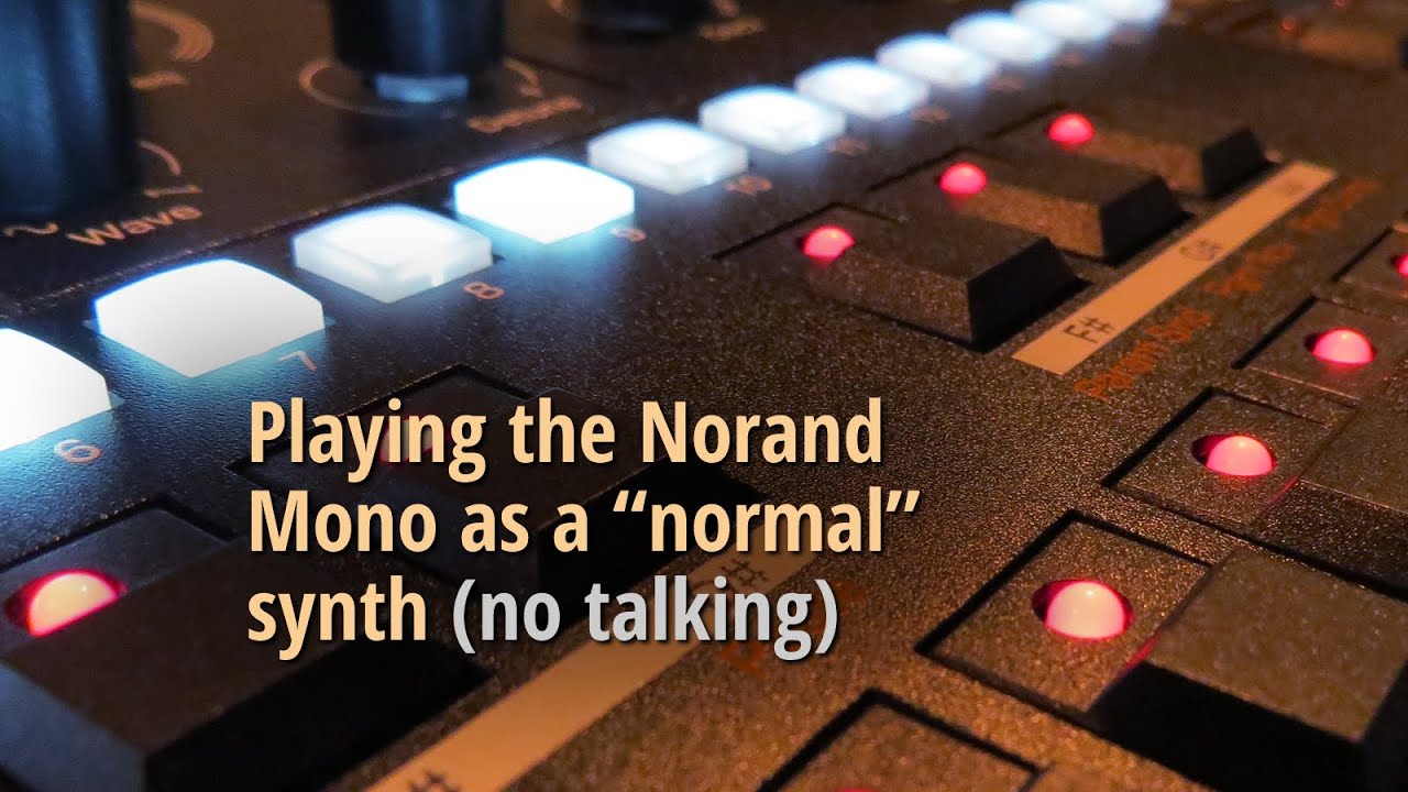 Playing the Norand Mono as a 