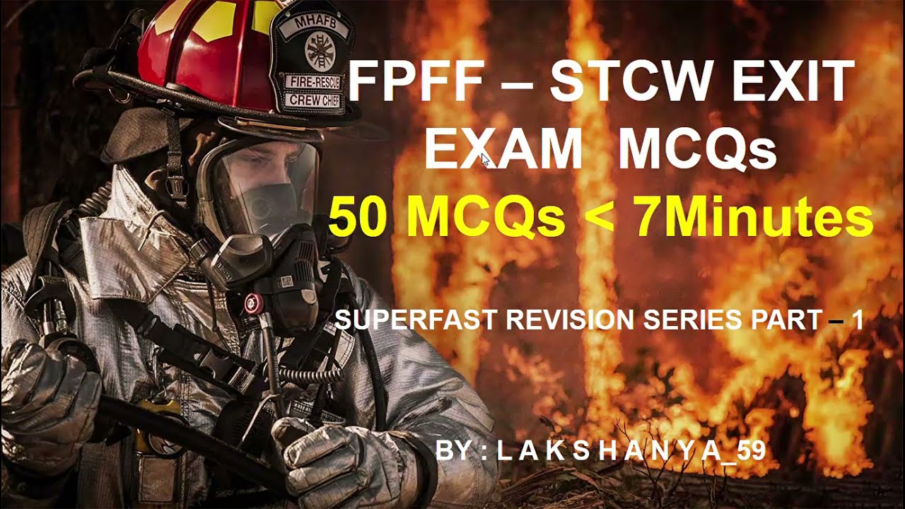 FPFF DG EXIT EXAM QUESTION ANSWERS (STCW) LATEST MOST ASKED -50 QUES IN 6 MINS
